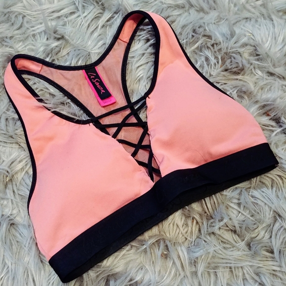 La SENZA Racerback Laced-front Sports Bra - Picture 1 of 1